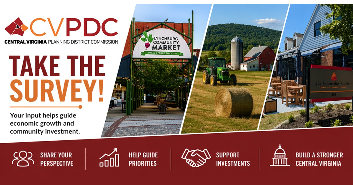 cvpdc ceds survey now live share your perspective help guide priorities suppor tinvestments and build a stronger central virginia