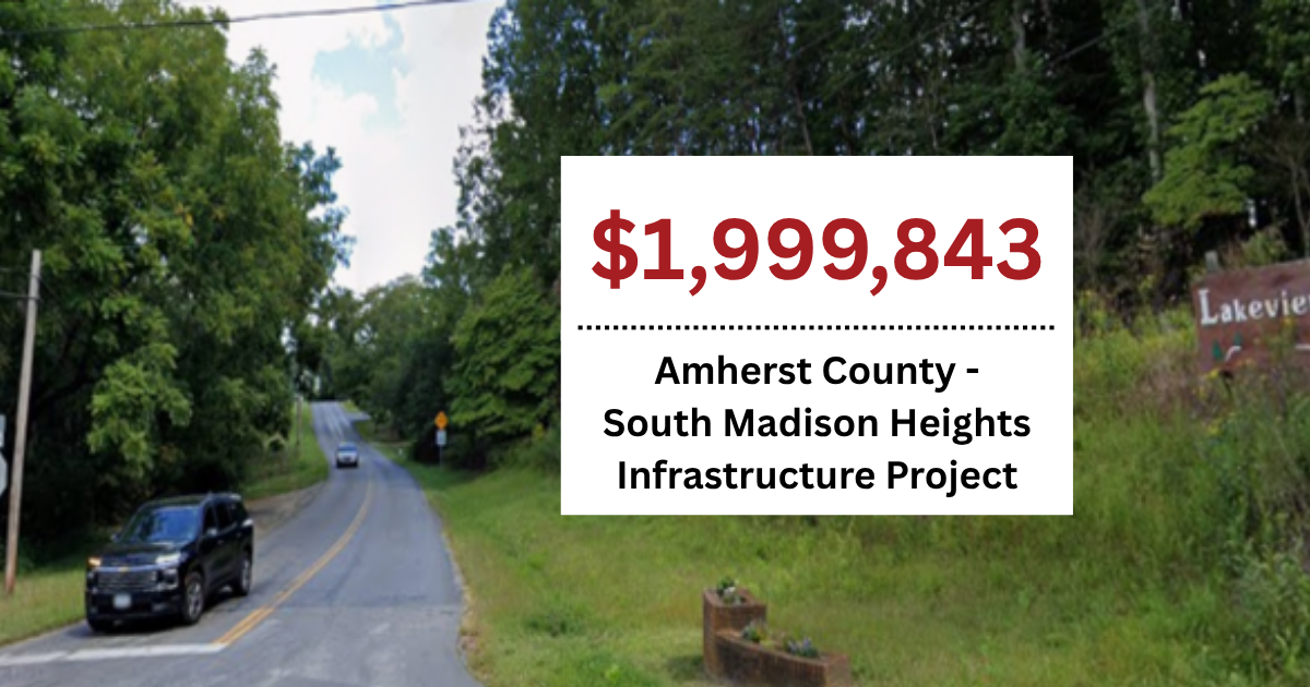 CDBG grant awarded for amherst county south madison heights