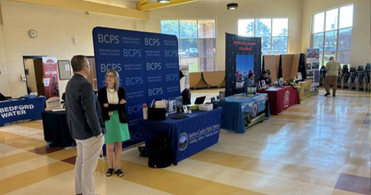 Representatives of more than two dozen employers greeted job seekers in the Staunton River High School cafeteria on May 28 for the second annual Moneta Job Fair.